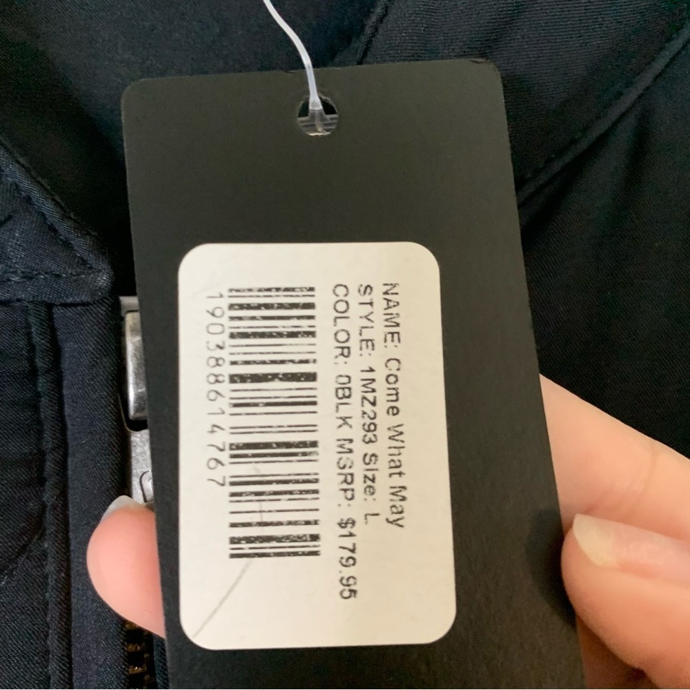 Travis Mathew black Mens come what may full zip jacket L NWT - Picture 9 of 12